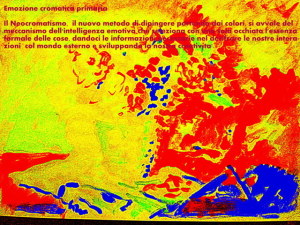 Emozione cromatica primaria